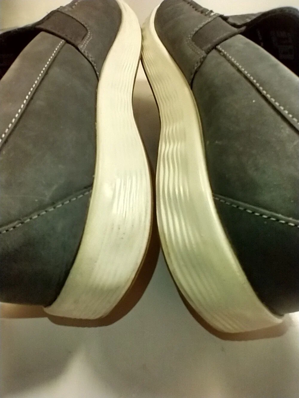 Ecco S Lite Moc Loafers Black Leather Slip On Shoes Men's sz 9(43).